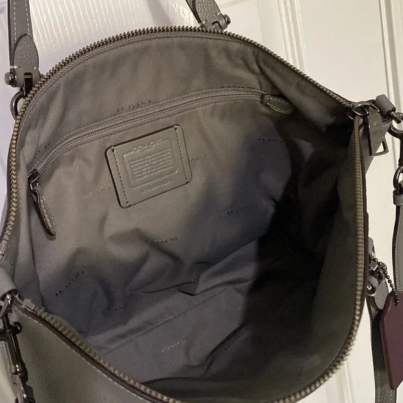 Authentic COACH Pebble Grey Prairie Satchel - Picture 10 of 14